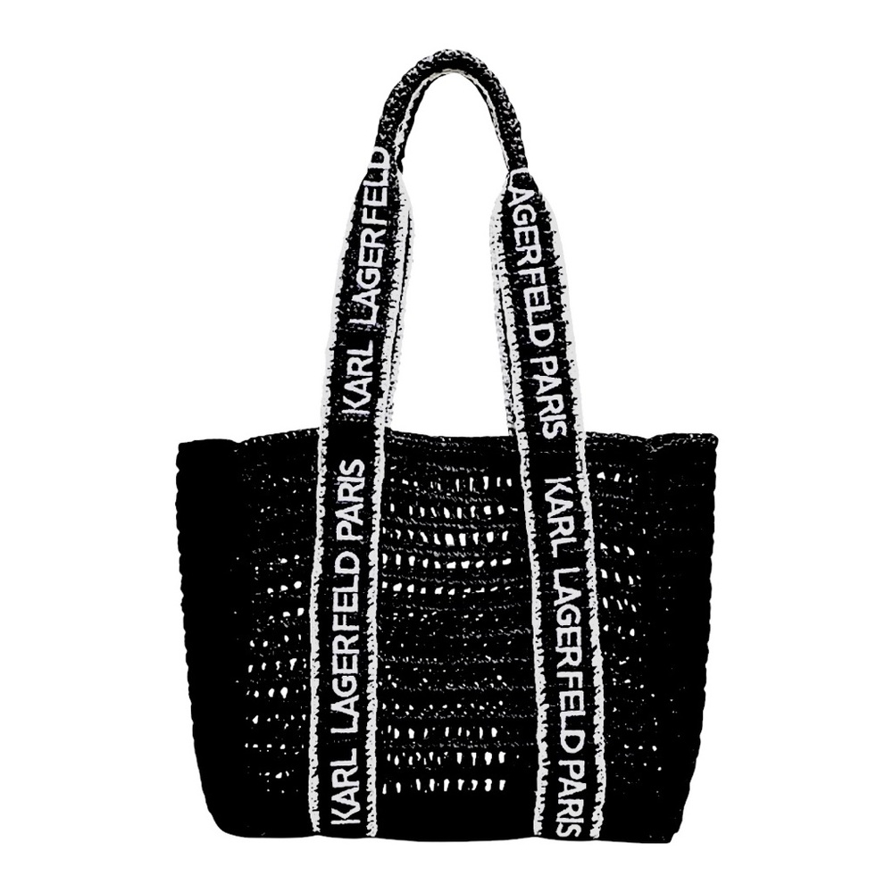 KARL LAGERFELD NWT Black & White Tote Bag Retail $198